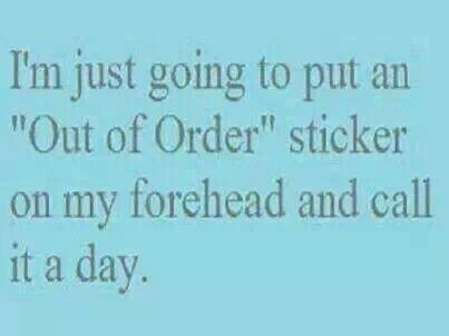 for those days when you are that fatigued & in pain your brain doesn't work! ~It has been a week of this! *stir crazy* vertigo, Ehlers Danlos, dumb cold, and RA is freaking out the joints, if I could just actually sleep that would help bunches. Friday Pictures, Hee Hee, Friday Humor, Time Life, E Card, Work Humor, Chronic Illness, How I Feel, Bones Funny