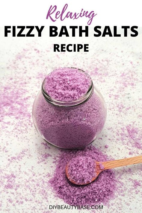 Bath Dust Recipe, How To Make Lavender Bath Salts, Shower Salts Diy, Diy Lavender Bath Salts, Melatonin Bath Soak Diy, Bath Balms Recipe, Homemade Bath Salts Recipe Diy, Diy Magnesium Bath Salts, How To Make Your Own Bath Salts