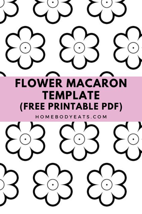 flower macaron piping template. Flower Macaron Template, Macaroon Template Free Printable, Macaron Template Printable, Macaron Piping, Macaroon Template, Spring Macarons, Flower Macarons, Macarons Flowers, Macaron Flower