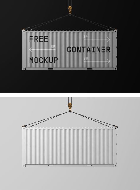 Container Mockup — Mr.Mockup Container Graphic Design, Transportation Logo, Web Portfolio, Email Signature Templates, Cargo Container, Waste Container, Business Card Design Creative, Identity Branding, Lets Talk