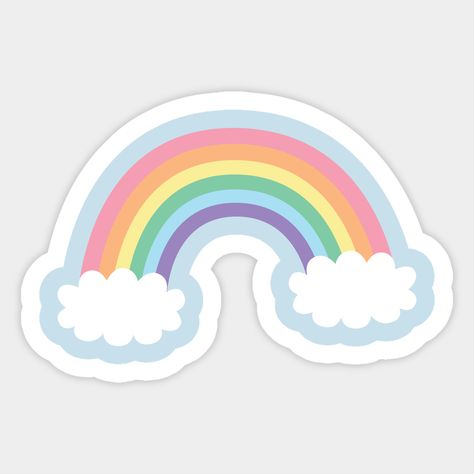 without the rain, there would be no rainbow -- Choose from our vast selection of stickers to match with your favorite design to make the perfect customized sticker/decal. Perfect to put on water bottles, laptops, hard hats, and car windows. Everything from favorite TV show stickers to funny stickers. For men, women, boys, and girls. Cute Aesthetic Stickers Pastel, Rainbow Stickers Aesthetic, Rainbow Stickers Printable, Rainbow Clouds Aesthetic, Rainbow Art Aesthetic, Sticker Design Aesthetic, Cute Pastel Stickers, Cute Rainbow Stickers, Cute Water Bottle Stickers