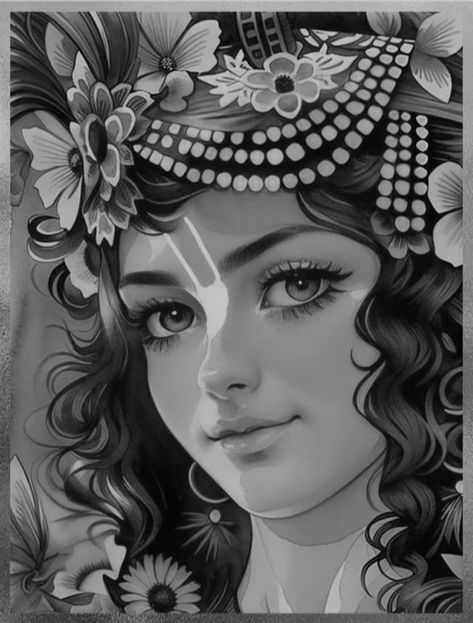 Krishna Aesthetic Wallpaper, Krishna Aesthetic, Pencil Sketch Portrait, Pencil Drawing Images, Pencil Creative, Krishna Drawing, Pencil Sketch Images, Getting A Tattoo, Best Anime Drawings