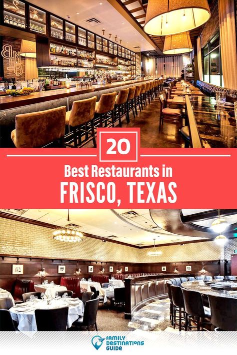 Want to see the best restaurants in Frisco, TX? We’re FamilyDestinationsGuide, and we’re here to help: From incredible brunch spots and amazing places to eat dinner, to local foodie spots and hidden gems, discover the BEST Frisco restaurants - so you get memories that last a lifetime! #frisco #friscorestaurants #restaurantsinfrisco #bestrestaurantsinfrisco #placestoeatfrisco Texas Trip, Lunch Places, Best Mexican Restaurants, Dinner Places, Fancy Restaurants, Dinner Restaurants, Frisco Texas, Cool Restaurant, Family Destinations