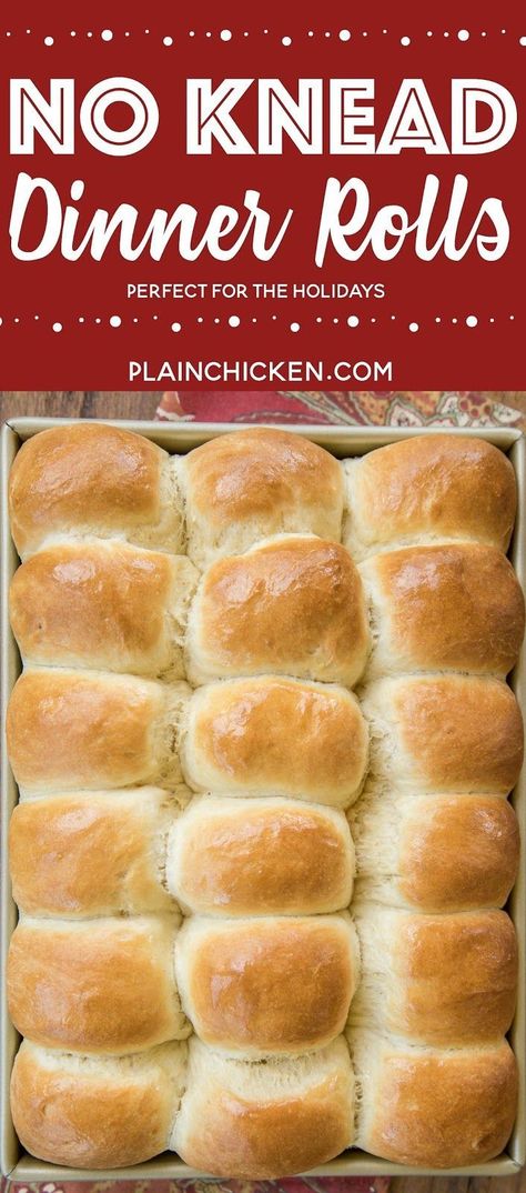 No Knead Dinner Rolls, Bread No Knead, Best Rolls, Easy Yeast Rolls, Dinner Rolls Easy, Homemade Yeast Rolls, Thanksgiving Rolls, Yeast Rolls Recipe, No Yeast Dinner Rolls