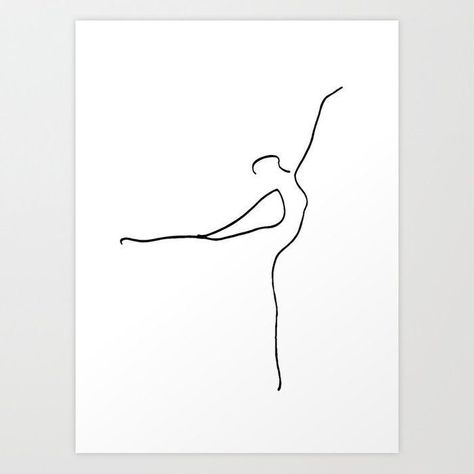 Ballet Tattoo Minimalist, Small Line Art, Minimalist One Line Art, Simple Line Art, Print Drawing, Minimalist Drawing, Soyut Sanat Tabloları, Lady Girl, Line Art Design