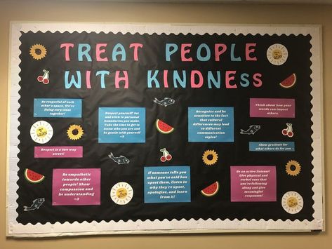 Harry Styles Bulletin Board Ideas, Bulletin Board On Respect, Treat People With Kindness Bulletin Board, Harry Styles Door Decs, Harry Styles Classroom Theme, Harry Styles Classroom Ideas, Ra Bulletin Boards Diversity, Resident Hall Bulletin Boards, Harry Styles Classroom Decor