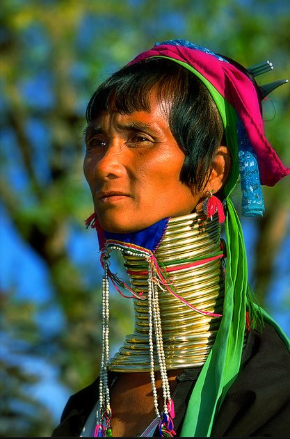 *|* Padaung Mother (Mongolian Tribe) Myanmar, Burma. Tribes Of The World, Exotic Makeup, Black White, We Are The World, World Cultures, People Of The World, Weird And Wonderful, Photojournalism, People Around The World