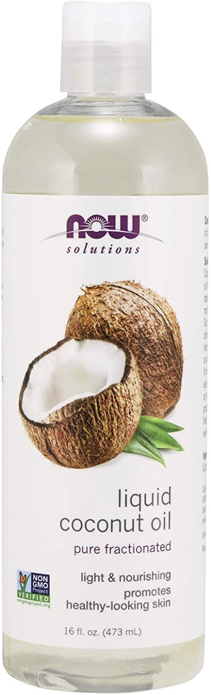 Amazon.com: NOW Solutions, Liquid Coconut Oil, Light and Nourishing, Promotes Healthy-Looking Skin and Hair, 16 Fl Oz (Pack of 1): Health & Personal Care Liquid Coconut Oil, Best Coconut Oil, Hair Growth Foods, Oil For Dry Skin, Handmade Skincare, Skin Care Benefits, Liquid Oil, Oil Light, Simple Health