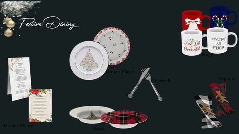 Mug Dinner, Perfect Family, Fancy Dinner, Christmas Plates, Image Fun, Sims 4 Cc Finds, Dinner Menu, Sims 4 Cc, Christmas Dinner