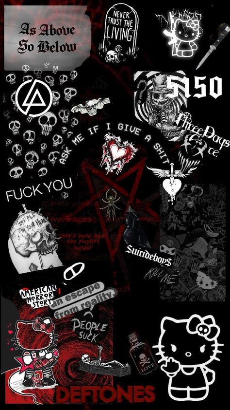 Cool Goth Wallpapers, I Myself Am Strange And Unusual Wallpaper, Emo Collage Wallpaper, Sick Wallpapers Iphone, Spotify Wallpaper Aesthetic, Emo Lockscreen, Song Widget, Dark Emo Aesthetic, Whiteboard Drawings