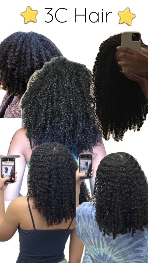 Type 3 Hair, Hair Type Chart, 3b Hair, 3c Natural Hair, Type Chart, 3c Hair, Curly Hair Care Routine, Mixed Curly Hair, Quick Natural Hair Styles