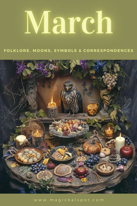 Step into the renewal of 🌱 March with 'Folklore, Moons, Symbols & Correspondences.' Celebrate the balance of light and dark, the spring equinox, and the stirring of life. 🌕🌷 Delve into the month's vibrant energy, its full moon magic, and the traditions that herald new beginnings. Perfect for those embracing Ostara and the promise of spring. Let March's dynamic spirit rejuvenate your practice and awaken your soul. 🌦️🔮 Witchy Hobbies, Spring Equinox Aesthetic, What Is Paganism, Equinox Aesthetic, Spring Handprint Crafts, Spring Crafts For Infants, He Is Risen Craft, Aries Tattoo Ideas, Full Moon Magic