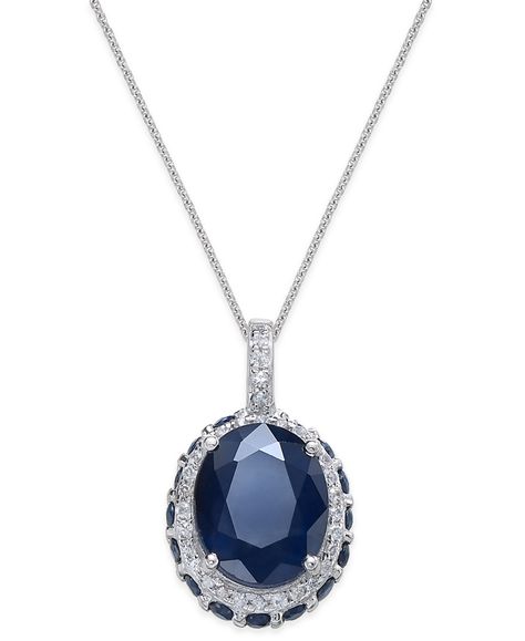 in stock Sapphire Jewelry Necklace, Bungalow Ideas, Blue Topaz Pendant Necklace, Sapphire Pendant Necklace, Blue Sapphire Jewelry, Choppy Haircuts, White Gold Pendant Necklace, Blue Sapphire Pendant, Sapphire Necklace Pendants