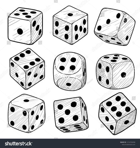 Dice illustration, drawing, engraving, ink, line art, vector #Ad , #AD, #drawing#engraving#Dice#illustration Tattoo Gambling, Dice Illustration, Ink Line Art, Ad Drawing, Dice Tattoo, Badass Drawings, Sunflower Art Print, Drawing Examples, Line Art Vector