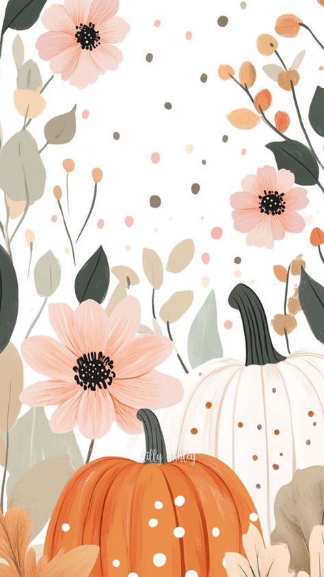 Get your phone fall-ready with our new Pumpkin Florals collection! Featuring aesthetic fall colors, adorable pumpkins, and florals, these free wallpapers bring cozy autumn inspiration right to your screen. Perfect for those who love combining seasonal charm with a touch of floral elegance. Fall Color Wallpaper Iphone Solid, Fall Sunflower Wallpaper, Neutral Fall Background, November Wallpaper Iphone Aesthetic, Boho Fall Background, Boho Fall Wallpaper Iphone, Fall Minimalist Wallpaper Iphone, Autumn Wallpaper Ipad, Pink Autumn Wallpaper