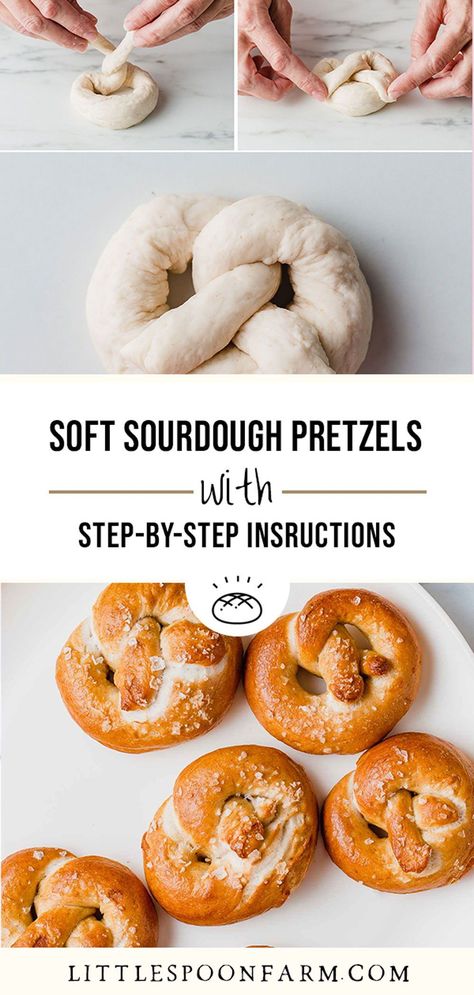 Sourdough Pretzels Recipe, Sourdough Pretzel Recipe, Sourdough Pretzels, Recipe Using Sourdough Starter, Sourdough Starter Discard Recipe, Starter Recipe, Homemade Sourdough Bread, Bread Starter, Sourdough Starter Recipe