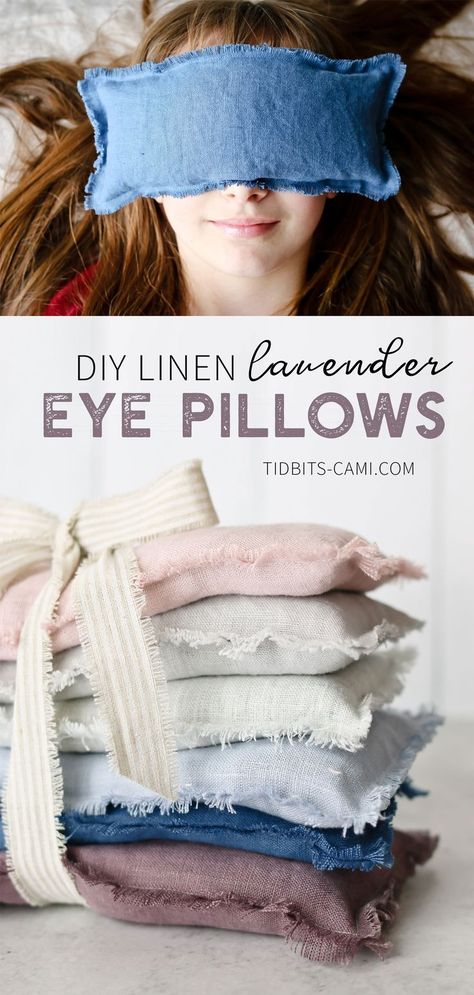 What To Make With Linen Fabric, Pillow Filling Ideas Diy, Linen Gifts, Linen Gifts For Him, Lavender Ideas Diy, Linen Diy Projects, Linen Projects, Linen Crafts, Knitted Gift Ideas