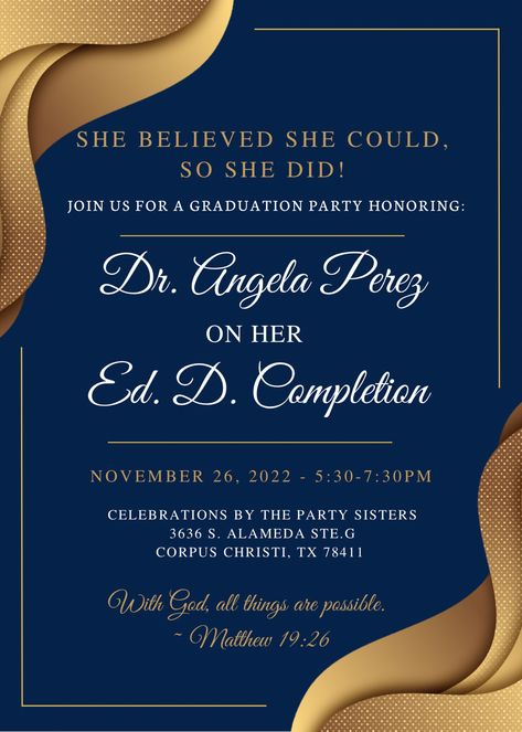 Doctoral Degree Graduation Party, Doctoral Graduation Party Ideas, Doctor Of Education Graduation Party, Edd Graduation Party, Doctoral Graduation Party, Phd Graduation Party Ideas, Dnp Graduation Party Ideas, Phd Party Ideas, Doctorate Party