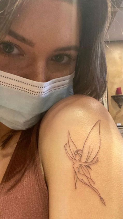 Dr Tattoo, Fairy Tattoo Designs, Cute Tiny Tattoos, Fairy Tattoo, Poke Tattoo, Dainty Tattoos, Dope Tattoos, Little Tattoos, Simplistic Tattoos