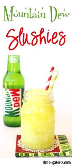 Mountain Dew Slushie Recipe! ~ at TheFrugalGirls.com ~ nothing beats ice cold Mt. Dew Slushies on a hot day! The perfect refreshing drink for kids and adults! #slushy #recipes #thefrugalgirls Slushy Recipes, Mt Dew, Slush Recipes, Slushie Recipe, Frugal Girls, Kid Drinks, Punch Recipes, Smoothie Shakes, Frozen Drinks