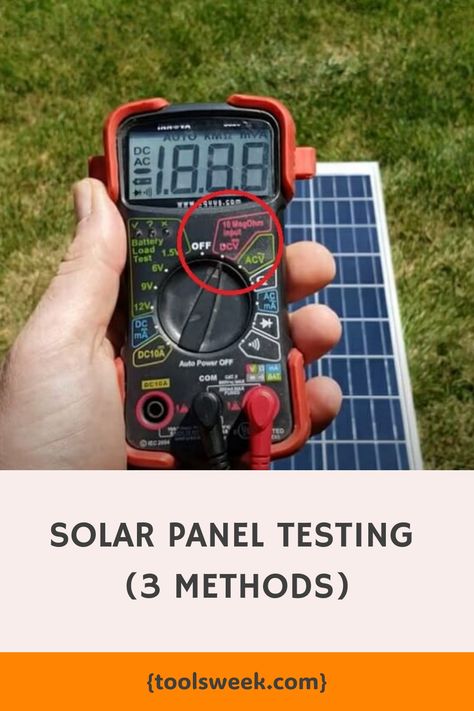 Want to know if your solar panel is performing as it should? Check out our solar panel testing guide! 12v Solar Panel, Outdoor Panels, Power Inverters, Diy Electrical, Solar Power System, Electrical Tools, Step Lighting, Electrical Wiring, Positive And Negative