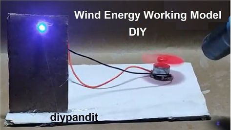 how to make energy generator using simple dc motor | free energy | science project | diy pandit | Energy Science Projects, Diy Windmill, Windmill Diy, Energy Science, Cool Science Fair Projects, Non Renewable Energy, Energy Generator, Fair Projects, Power Generator