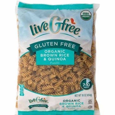 ALDI gluten-free pasta Best Gluten Free Pasta, Aldi Gluten Free, Quinoa Rice, Best Gluten Free, Organic Rice, Organic Living, Gluten Free Pasta, Gluten Free Diet, Usda Organic