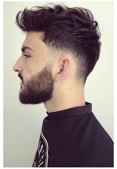 Greaser Hair, Short Hair With Beard, Mens Haircuts Short Hair, Low Fade Haircut, Awesome Hairstyles, Gents Hair Style, Mens Hairstyles Thick Hair, Faded Hair, Short Hair Undercut