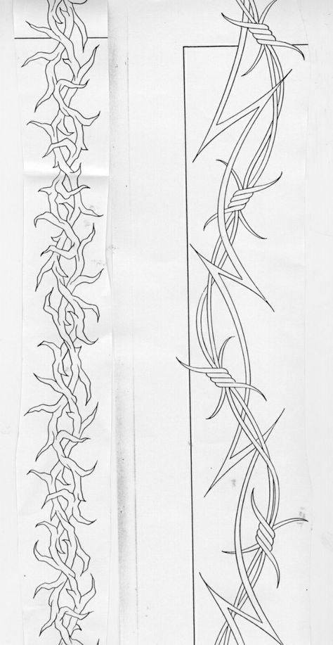 Pin by Rachel Dostal on TRIBAL | Arm band tattoo, Thorn tattoo, Band tattoo designs Thorn Tattoo, Barbed Wire Tattoos, Tattoo Band, Neotraditional Tattoo, Band Tattoo Designs, Ornamental Tattoo, Geniale Tattoos, Arm Band Tattoo, Tattoo Style Drawings