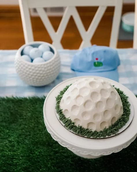 Hole In One First Birthday Food, Hole In One Birthday Cake, Hole In One First Birthday Food Ideas, Hole In One First Birthday Cake, Hole In One Birthday Party, Hole In One Party, Hole In One First Birthday, Personalized Birthday Plate, Golf First Birthday