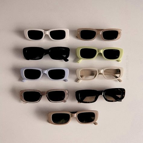 Y2k Stuff, Aesthetic Sunglasses, Pretty Sunglasses, Y2k Glasses, Glasses Frames Trendy, Classy Glasses, Fancy Glasses, Funky Glasses, Glasses Trends