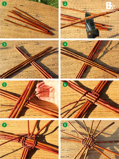 Willow Weaving Birdhouse | colorful crafts Paper Basket Weaving, Twig Crafts, Birdhouse Craft, Basket Weaving Diy, Birdhouses Rustic, Basket Weaving Patterns, Willow Weaving, Weaving Tutorial, Willow Branches