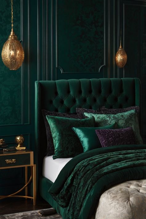 Discover how color gradients can transform a bedroom design from dull to dynamic. Learn creative tips to elevate your space.
#ad  


#Colortrend
#wallpaint2024
 #color2024
 #DIYpainting
 ##DIYhomedecor
 #Fixhome Emerald Bedroom, Emerald Green Bedrooms, Green Bedroom Decor, Best Bedroom Colors, Green Accent Walls, Monochromatic Palette, Gold Bedroom, Green Bedroom, Relaxing Bedroom