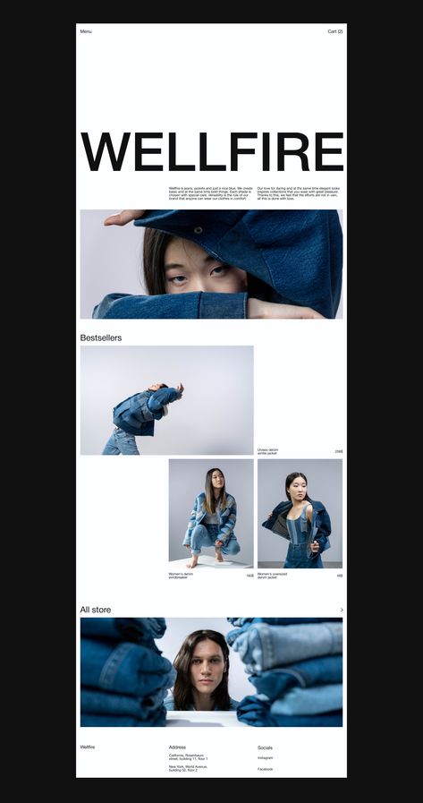 Fashion Web Design, Fashion Website Design, Mises En Page Design Graphique, Swiss Style, Fashion Layout, Webpage Design, Portfolio Web Design, Website Design Layout, Web Design Trends