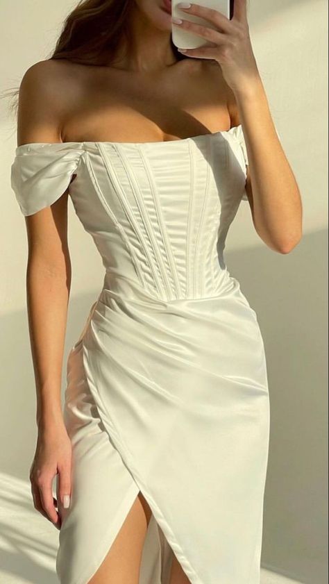 White corset outfit