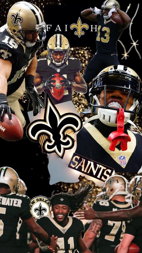 #saintsfootball #neworleanssaints #football #nfl #wallpaper #saints New Orleans Saints Wallpaper Iphone, Saints Football Wallpaper, New Orleans Saints Wallpaper, Nfl Aesthetic, Saints Wallpaper, Nfl Wallpaper, Nfl Saints, Football Family, Y2k Pfp