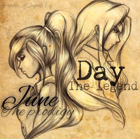 June and Day from Legend by Marie Lu (I don't like Day's hair here but....) Day And June Fanart, June And Day, Day And June, Legend By Marie Lu, Marie Lu Legend, Legend Book Series, Marie Lu Books, Legend Book, Marie Lu