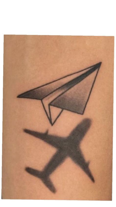 Paper Planes Drawing, Paper Airplane Sketch, Paper Plane Sketch, Two Paper Airplanes Flying Tattoo, How To Draw Airplane, Cute Airplane Drawing, How To Draw A Plane, Airplane Painting Easy, Easy Sketches Ideas Aesthetic