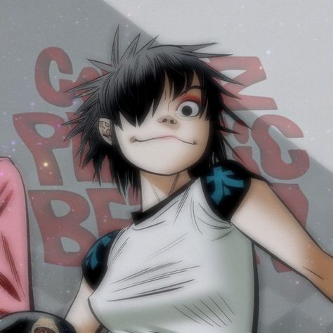 Best Girl, Gorillaz, Cat Girl, I Tried, In Love, Hair, Anime, White, Black