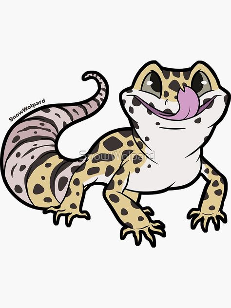 Gecko Sticker, Comic Tattoo, Trippy Drawings, Drawing Things, Art Teaching, Leopard Gecko, Sticker Ideas, Outline Drawings, Gecko