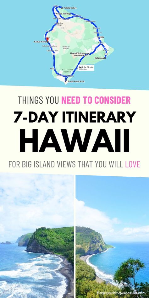 Big Island Hawaii vacation. travel. Visit the blog for beautiful places to travel and outdoor vacation ideas! big island hawaii things to do. map. hawaii itinerary. kona. hilo. solo travel adventures. family vacation. hikes. big island hiking. valley. scenic drive. outside. free things. cheap things. hawaii on a budget. hawaii aesthetic. trip from west coast. hawaiian islands. world bucket lists. outdoor travel. adventure. us travel destinations. flashpacking america big island. Hawaii Big Island Bucket List, Things To Do On The Big Island Of Hawaii, Big Island Hawaii Things To Do, Best Hawaiian Island To Visit, Hawaii On A Budget, Kona Island, Aesthetic Trip, Waipio Valley, Hawaii Trip Planning