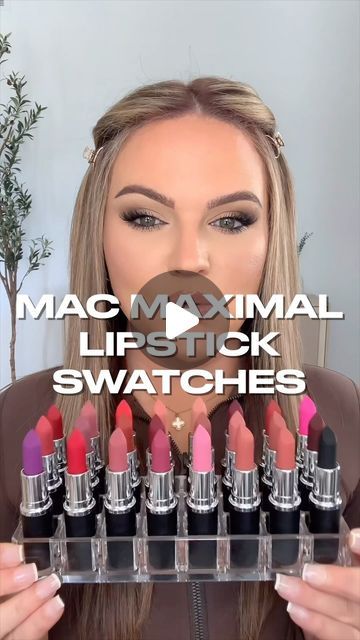 Cheryl 🕊️ on Instagram: "MAC COSMETICS MACXIMAL Lipstick Swatches! 💋 What’s your fave colour?!" Mac Swatches, Diva Mac Lipstick, Lipstick Mac, Mac Makeup Lipstick, Mac Diva, Mac Diva Lipstick, Mac Lipstick Colors, Mac Lipstick Swatches, Frosted Lipstick