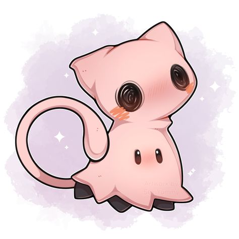 Ghost Type Pokemon, Pokemon Fusion Art, Ghost Pokemon, Pokemon Eeveelutions, Cute Pokemon Pictures, Cute Fantasy Creatures, Cute Pokemon Wallpaper, Pokemon Drawings, Cute Doodle Art