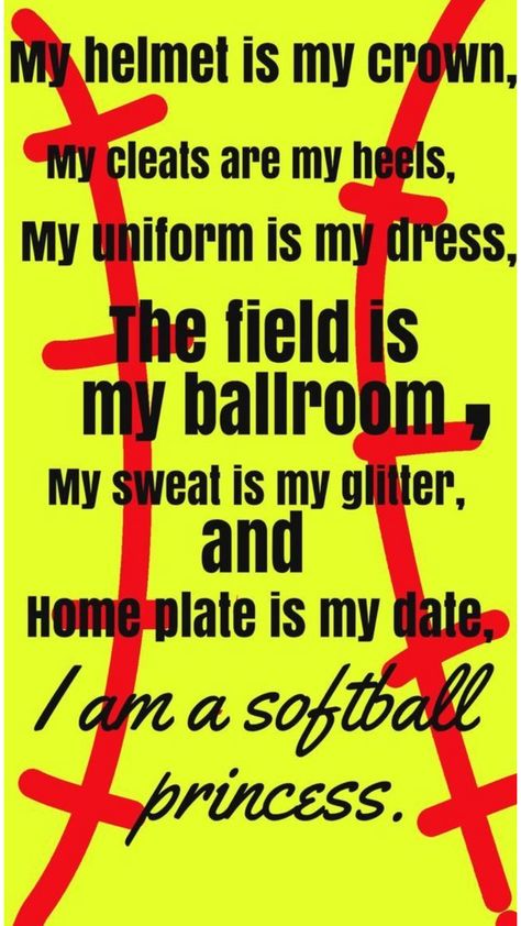 Softball Motivational Quotes, Softball Preppy, Positive Softball Quotes Motivation, Softball Quotes Motivational, Softball Sayings Motivation, Things Softball Players Hate, Catcher Quotes Softball, Softball Pitcher Quotes, I Wish Love Was Like Softball