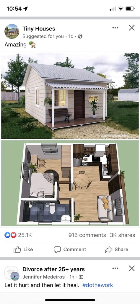 Shed To Tiny House, Tiny House Inspiration, A Small House, Sims House Plans, Small House Design Plans, Tiny House Cabin, Fascinating Facts, House Blueprints, Tiny House Living