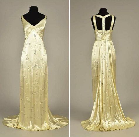 1930 Cocktail Dress, 1920s Silk Dress Evening Gowns, 1970s Gowns Evening Dresses, Satin 20s Dress, 30s Dresses Formal, 1930s Dresses Formal, 30s Evening Gown, 1930s Bias Cut Dress, 1930s Summer Dress