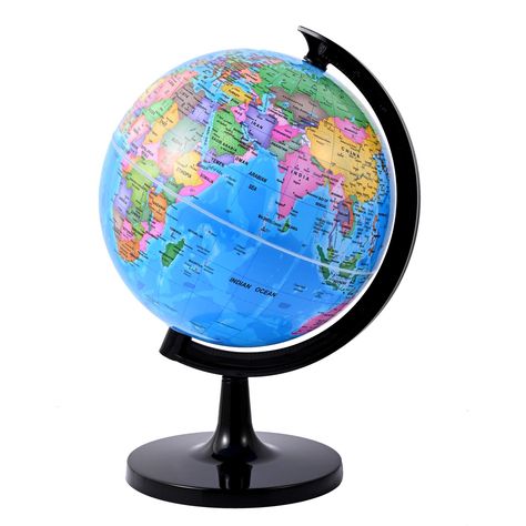 PRICES MAY VARY. 🌎CLASSICAL DESIGN - Wizdar Mini Globe (Dia 8-Inch / 20 CM) is cute in size, lightweight, but very practical in use. It stands out amazingly when decorating a place such as shelf on the wall, book cabins.National geographic world map, and concise latitude scale, you can learn more about countries, cities of different hemispheres. 🌎360 DEGREE ROTATING WITH STAND - This world globe is 360 degree rotating with a premium plastic stand, children can play the world travel game with f World Pictures Globe, Globe For Kids, World Map Picture, Globe Picture, Globe Image, Kids Globe, Mini Globe, Certificate Design Template, Map Pictures