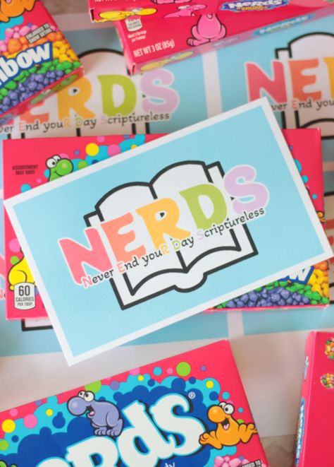 Candy Encouragement Ideas, Candy Scripture Ideas, Nerd Candy Sayings, Encouraging Candy Sayings, M&m Sayings Candy, Teacher Gifts Candy Sayings, Candy Sayings Gifts, Scripture Treats, Nerds Rope