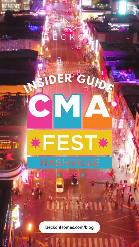 Planning to attend CMA Fest? This ultimate guide covers everything you need to know, from downloading the must-have CMA Fest app to concert start times and essential packing tips. Stay prepared and enjoy every moment of the festival with our comprehensive guide. Visit BeckonHomes.com/blog to read more and make your CMA Fest experience unforgettable! Cma Fest, Need To Know, In This Moment, How To Plan, Concert