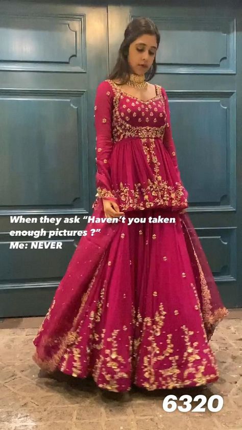 Pink Sharara Suit in 2022 | Fancy dress design, Party wear indian dresses, Stylish party dresses Dress For Haldi Function For Bridesmaid, Sharara Heavy, Lehenga Heavy, Beautiful Lehenga, Function Dresses, Shadi Dresses, Lehenga Suit, Lehenga Designs Simple, Anarkali Dress Pattern